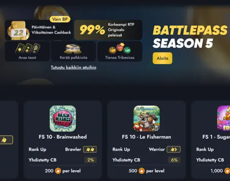 Whale Casino kokemuksia Battlepass-kuva